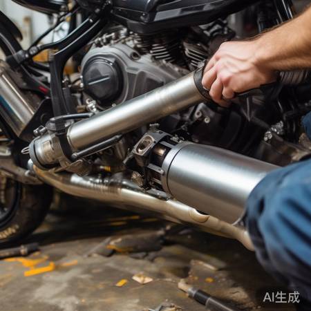 更换消音装置，噪音减少