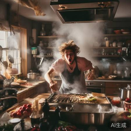 厨房尴尬瞬间化解