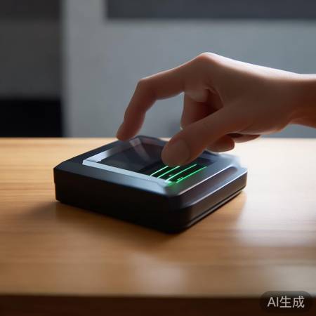 指纹录入成功，听到嘀声。