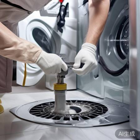 安装新下水管,固定接头