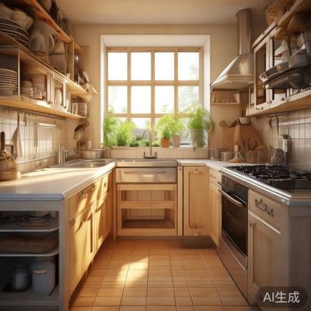 安装教程结束,厨房变整洁!