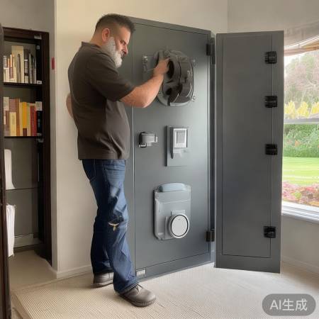 保险柜无损固定技巧