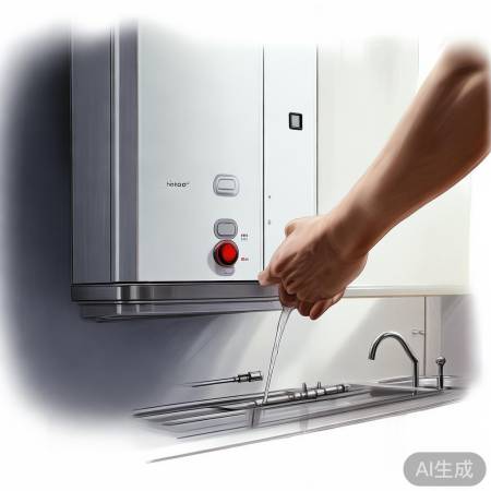 壁挂炉关闭，缓慢进水