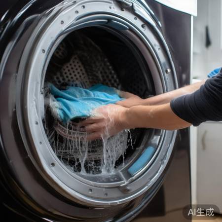 “检查洗衣机内部,防短路”
