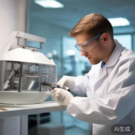 拆卸消毒灯,螺丝刀操作