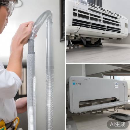 空调排水管连接法