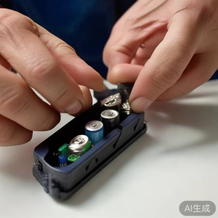 新电池正确装盒