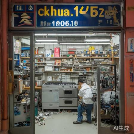 申花燃气灶维修点电话：4001