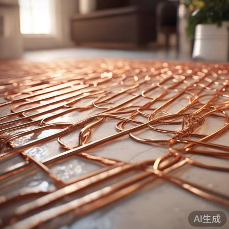 地暖盘管均匀铺设