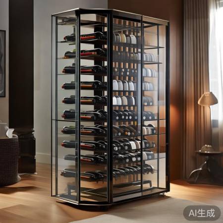 酒柜材质风格与家居匹配