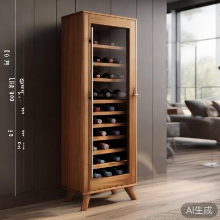 红酒柜尺寸宜50-70厘米