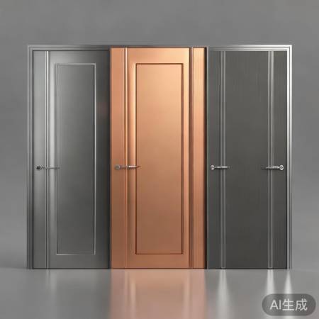 防盗门材质:钢铜铝,性价比高