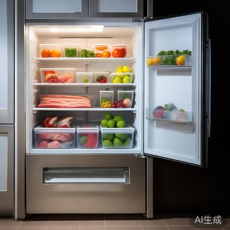 冰箱分层储鲜,避免浪费