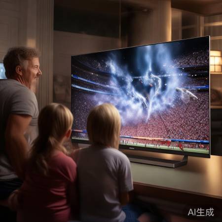 QLED电视视角宽广，细节流畅