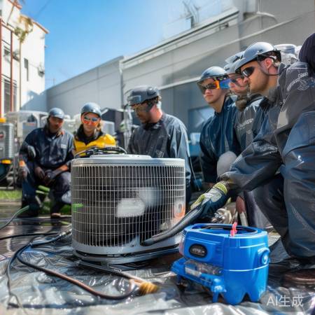 清洗空调工具准备齐全