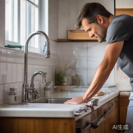 检查总水阀,排查停水原因