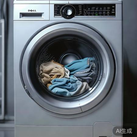 戴尔洗衣机转速适中,保护衣物