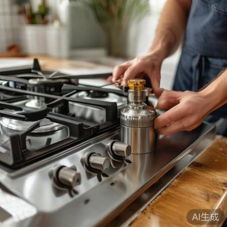 燃气灶适配液化气瓶不复杂