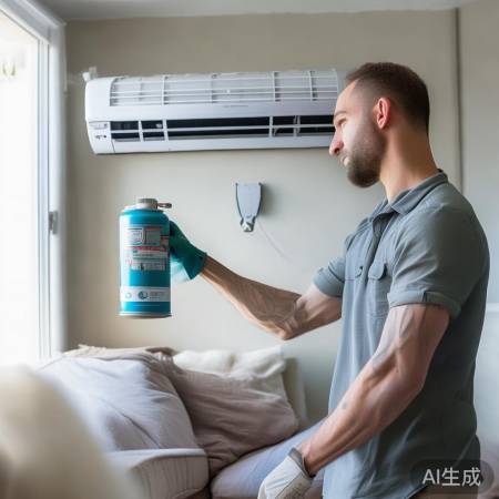 自给空调加氟,技巧简单