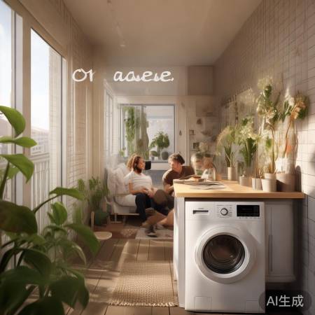 阳台洗衣机布局，舒适家居小技巧