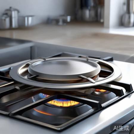 燃气灶挡板尺寸适中，匹配锅具。