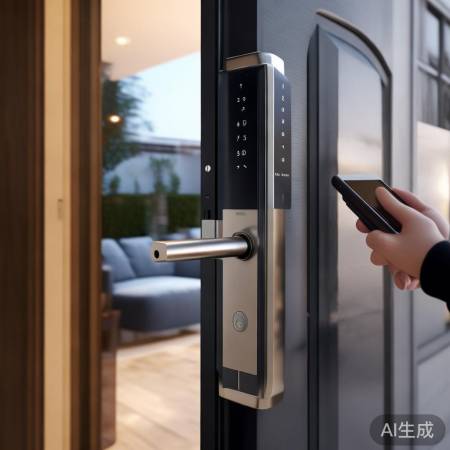 智能门锁,一键开锁