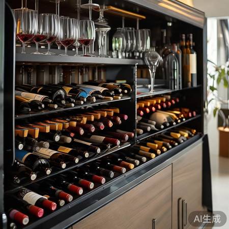 普赛罗酒柜客服热线服务网点传授—拉菲红酒柜门搭配艺术，打造家居品味新高度