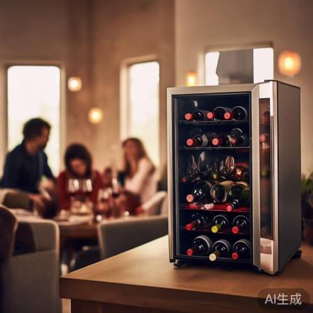 “迷你红酒柜,生活小确幸”