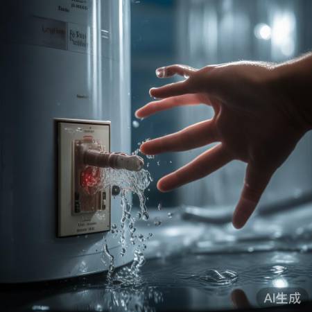 电热水器漏电警示
