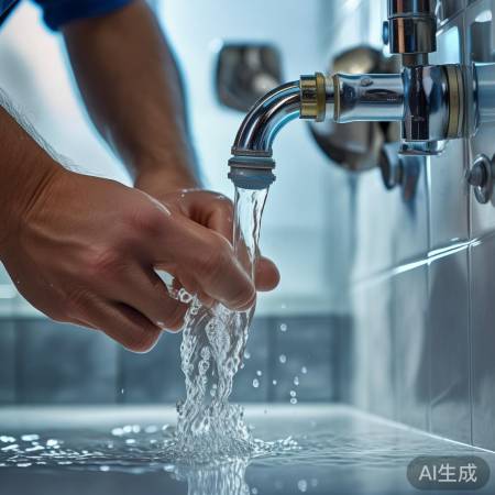 排空气泡，关闭水阀