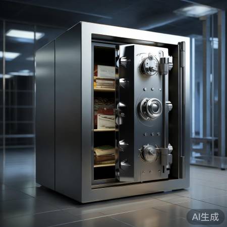 “盾牌防火保险柜，品质安全守护