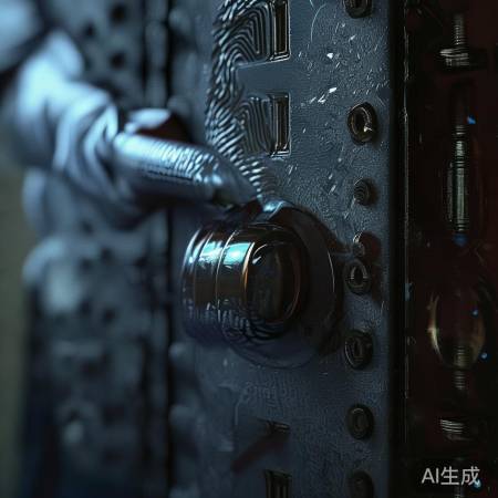 老式指纹锁被细针解锁