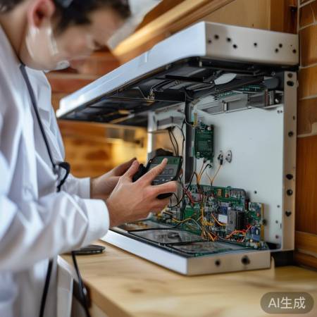 检查电路板，排查故障