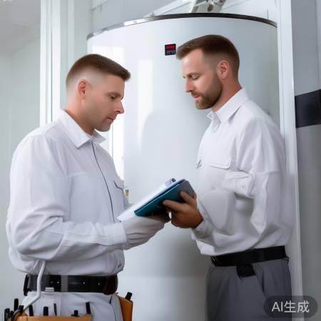 验收热水器，确保正常稳定