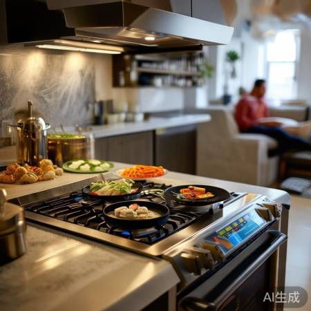 深井集成灶，蒸美味，生活便捷