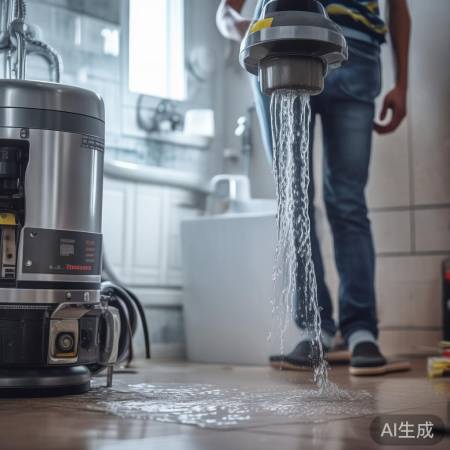 热水器水泵进水口漏水快速解决