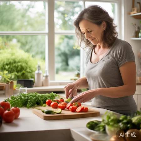 “饮食补水，美容佳品黄瓜番茄”