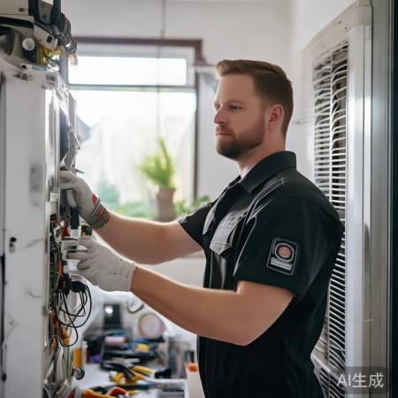 富士通空调技术中心解释↑中央空调出风口双色设计：美观与实用的完美结合