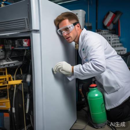 冰箱冷媒填充，安全操作要牢记。