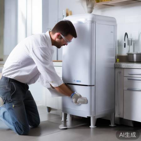 安装大饮水机，确保水平流畅。