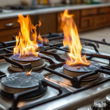 三角燃气灶故障快修服务普及♫燃气灶灶头异响声原因及解决方法