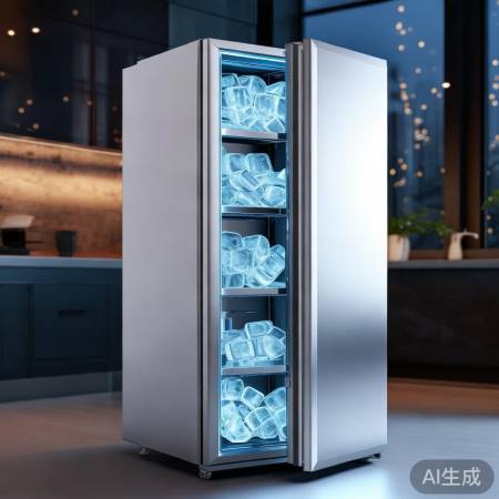 YY制冰冰箱，静音保鲜强