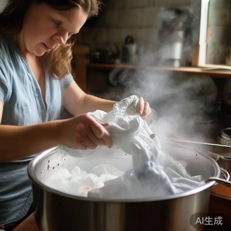 多种尿布清洗法，注意安全烫伤。