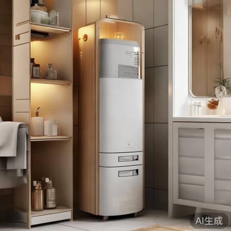 百尊热水器全国售后咨询热线讲解@浴室柜热水器：小巧实用，浴室空间更整洁