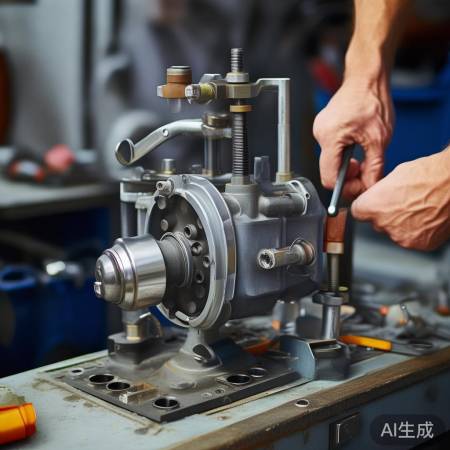 装水泵，匀力旋紧勿过紧