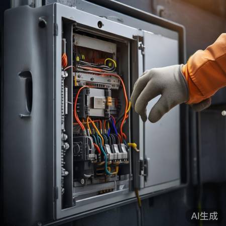 室外机接线盒，小心触电