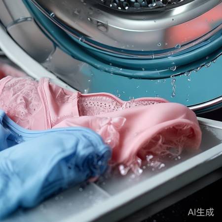 内衣分散放，少用洗涤剂