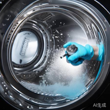 洗衣桶消毒，缝隙不留菌