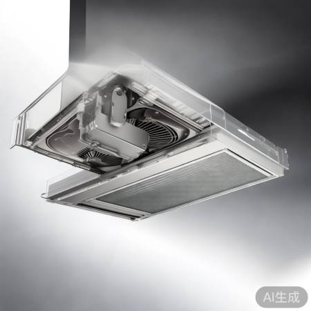 油烟机构造：风机集油过滤