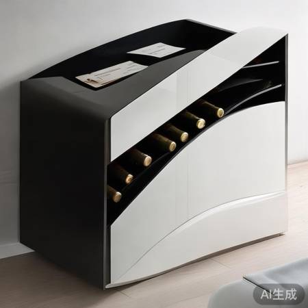 简约红酒柜，黑白两色可选
